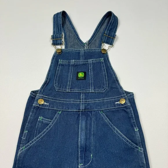 Boy’s/Kid’s John Deere 1pc Denim Jean Overalls Size 6 - Picture 2 of 5